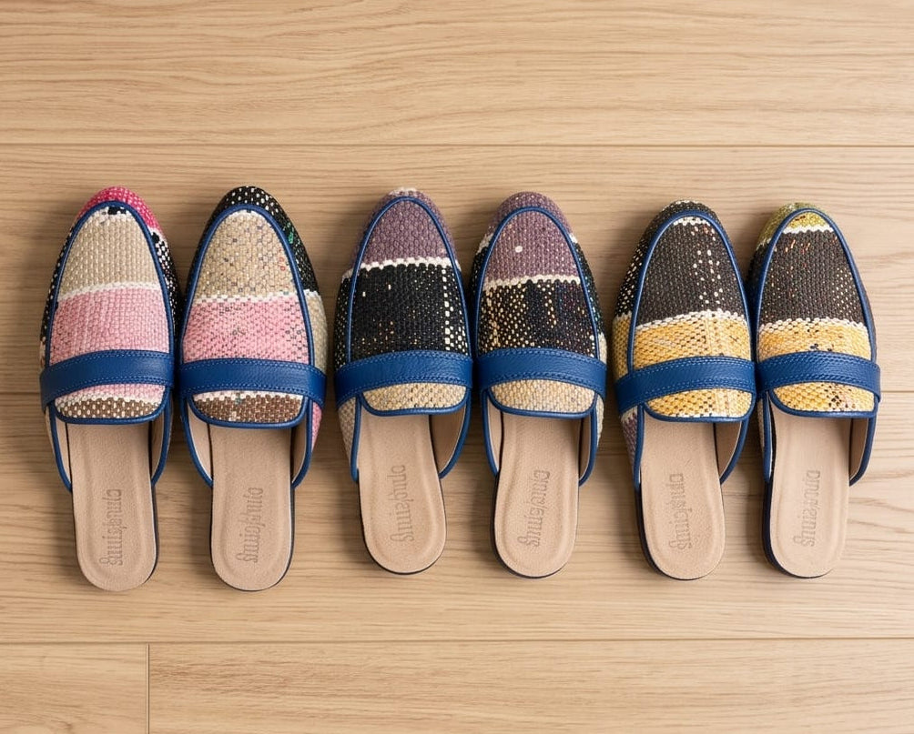 Mules Gala Azul